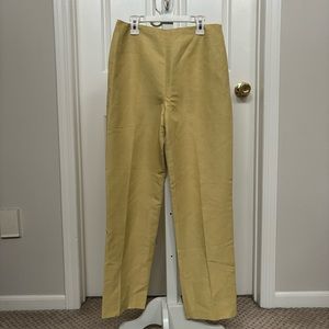 Carlisle Size 4 Linen/Silk Blend Pants